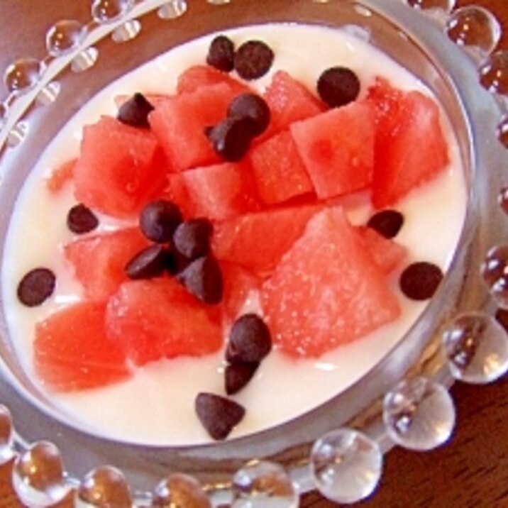 スイカバーちっくなヨーグルト レシピ 作り方 By アルビン1006 楽天レシピ スイカバーちっくなヨーグルト レシピ 作り方 By アルビン1006 楽天レシピ